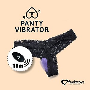 Vibrator Pentru Chiloței cu Telecomandă Feelztoys Roz Thumb 2