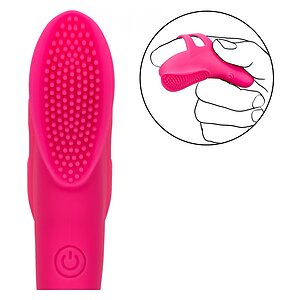 Nubby Vibe Roz – Stimulator Deget 10 Moduri, Reîncărcabil Thumb 5
