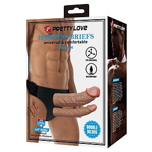 Pretty Love Keaven Chiloți Cu Ham Și Dublu Dildo Thumb 13