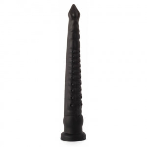 X Men Plug Anal PVC Negru cu Ventuză, 59 cm, Stimulare Thumb 6