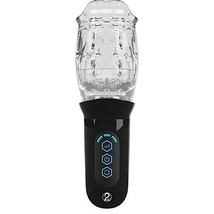 STROKER Masturbator Rotativ Transparent 4 Moduri Transparentă Thumb 1
