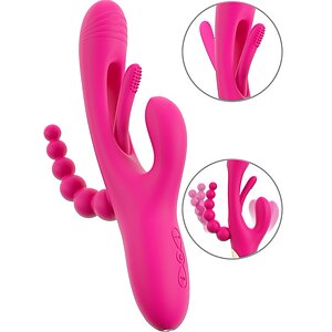 Triple Vibe Flicking – 3 Motoare, 7 Viteze, Reîncărcabil Thumb 1