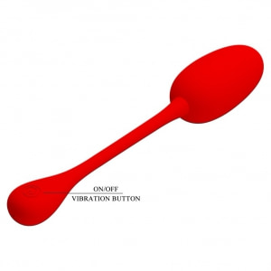 Pretty Love Knucker — Ou Vibrator Roșu, 12 Moduri Roşu Thumb 1