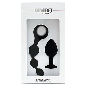 Set Jucării Anale Rimba Barcelona Negru Thumb 2