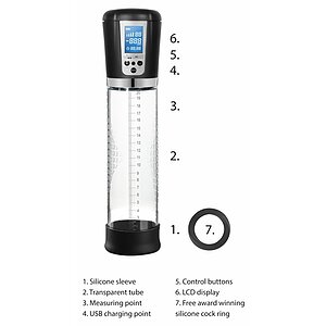 Premium Rechargeable Automatic LCD Pump - Transparent Thumb 5