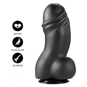 Hidden Desire Fat Boys Dildo PVC 22cm Negru Thumb 11