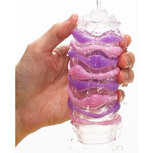 TENGA ARTE Drape - Masturbator Reutilizabil Compact 13,5 cm Transparent Thumb 4