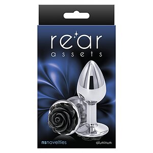 Anal Plug Rear Assets Rose Negru Thumb 1