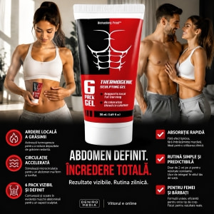 6 Pack Gel Pentru Abdomen Sculptat și Piele Fermă 50ml Thumb 3