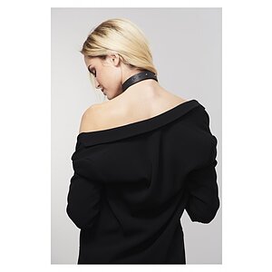 Zgardă cu Lesă Maze Tassel Choker Negru Thumb 2
