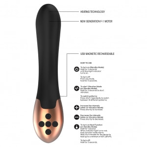 Vibrator Heating Posh Negru Thumb 6