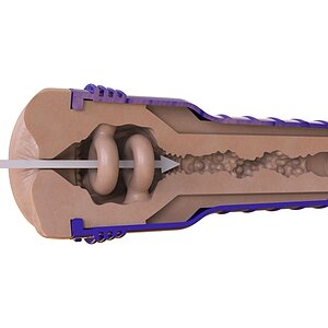 Fleshlight Boost Blast — Masturbator Realist, Discret Thumb 2