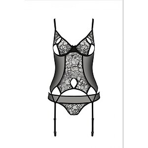 Corset Passion Eco Primulă Negru S-M Thumb 2