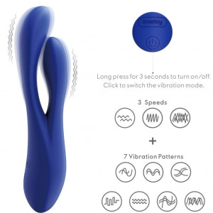 Lovetoy Pulse – Vibrator Reîncărcabil, 3 Intensități, 7 Moduri Albastru Thumb 28