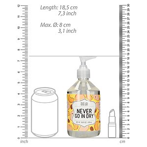 Lubrifiant Anal pe Bază de Apă Never Go In Dry 500 ml Thumb 4