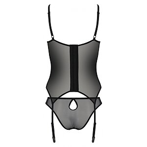 Corset Passion Eco Primulă Negru S-M Thumb 3