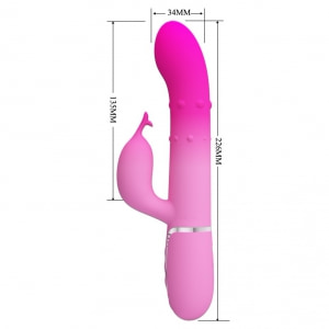 Pretty Love Shima — Rabbit Reîncărcabil, 7 Moduri, Roz Thumb 13