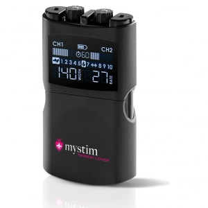 Mystim Tension Lover 2, EStim Reîncărcabil cu 2 Canale Negru Thumb 4