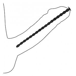 Silicone Spiral Plug Set Advanced Urethral Sounding Negru Thumb 5