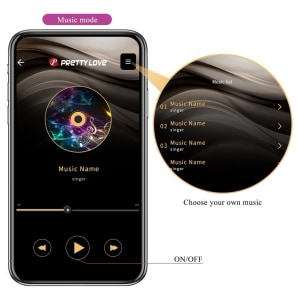 Pretty Love Casper Purple — Ou Vibrator 12 Moduri, USB Mov Thumb 8