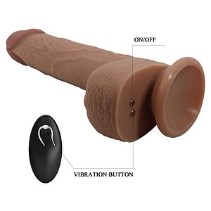 Pretty Love Tommy Vibrator Realist 3 Moduri cu Ventuză Thumb 3