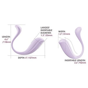 SVAKOM Phoenix Neo 2 Pastel Lilac — 11 Moduri, 2 Motoare Mov Thumb 6