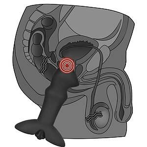 Masator Prostata Anal Indulgence Negru Thumb 5