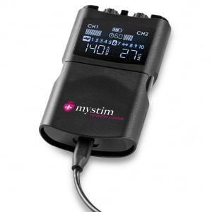 Mystim Tension Lover 2, EStim Reîncărcabil cu 2 Canale Negru Thumb 8