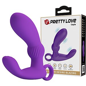 Pretty Love Cayla Purple - Masajer Prostată, 12 Funcții Thumb 1