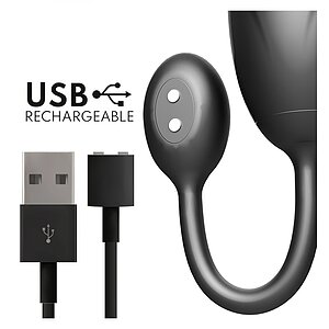 ONINDER Denver — Ou Vibrator Reîncărcabil, silențios Negru Thumb 4