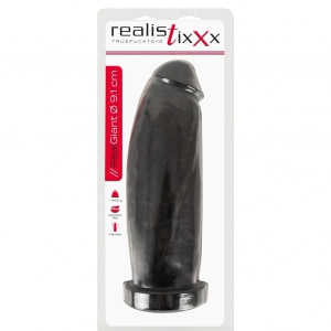 Realistixxx Real Giant XXL, 29,8×9,1 cm cu Ventuză Negru Thumb 7