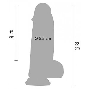 Ultra Realistic Dildo Silicon 22 cm Thumb 6