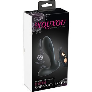 XOUXOU RC E-Stim Punct G Și P - 10+10 Moduri, Reîncărcabil Negru Thumb 7