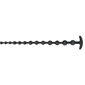 Black Velvets Anal Beads Negru Thumb 2