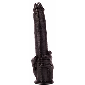 Dildo 33cm Magic Hand Negru Thumb 4