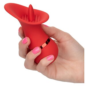 Vibrator Clitoris French Kiss Seducer Roșu Thumb 1