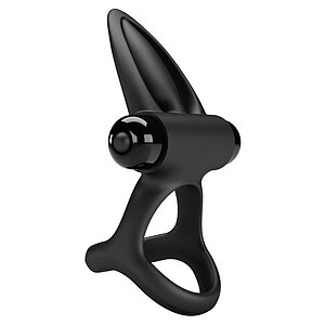 Pretty Love Inel Vibrant Negru, 10 Moduri Silențioase Thumb 2