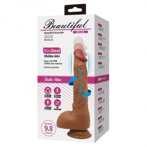 Debra Wilks 25cm Rotativ cu Vibrații și Ventuză Thumb 15