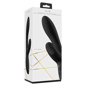 Vibrator Rabbit Kyra Pulse Negru Thumb 5