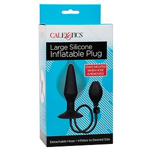 Anal Plug Large Silicone Inflatable Negru Thumb 5