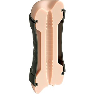 PDX Extreme - Masturbator Dublu 2 Capete, Auto-lubrifiere Flesh Thumb 3