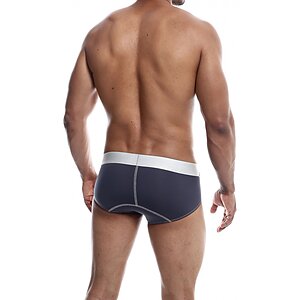 MaleBasics Microfiber Brief Gri M Thumb 1