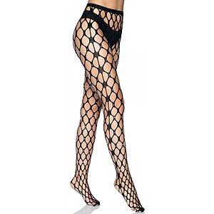 Dresuri Leg Avenue Rhinestone Net Tights Negru XS-L Thumb 1