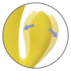 Vibrator Rabbit San Diego Seduction Galben Thumb 7