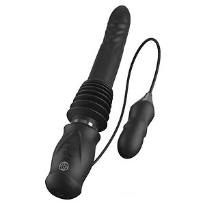 Pipedream Vibrator De Împingere 7.6 cm, 10 Moduri, USB C Negru pe Sexstil.ro