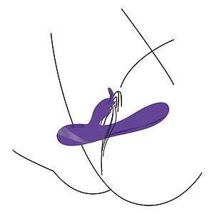 Xocoon Unlimited Love – Rabbit Mov, 10 Moduri, Reîncărcabil Thumb 4