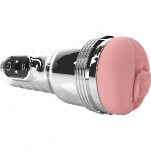 Fleshlight Quiver — Masturbator Vibrant, Reîncărcabil Argintiu Thumb 7