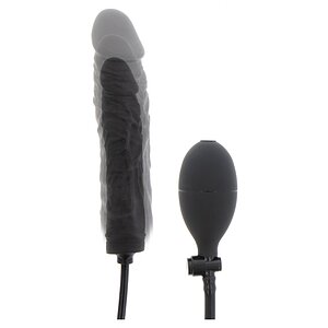 Plug Gonflabil Negru Silicon 100% și Supapă Rapidă Thumb 2