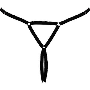 Chilot Cottelli Collection Senzualitate Decupată Negru S-L Thumb 5