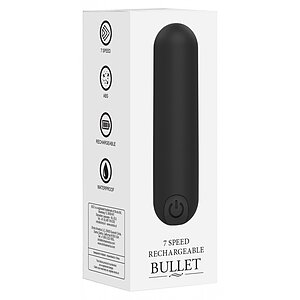 Vibrator 7 Speed Rechargeable Negru Thumb 7